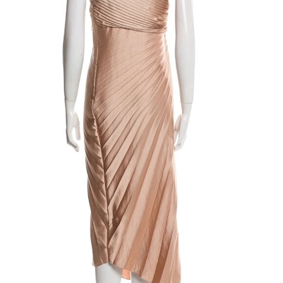 ALC, One Shoulder Pleated Gown, Size 2 - Picture 3 of 5